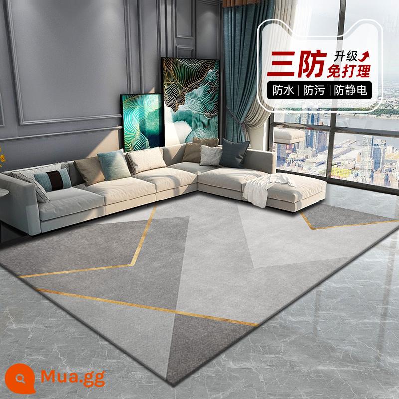 Bắc Âu Phòng Khách Thảm Bàn Trà Chăn Phòng Ngủ Sàn Nhà Giặt Sofa Đầu Giường Ánh Sáng Cao Cấp Phòng Sang Trọng thảm Cách Âm - Số đơn giản 3772