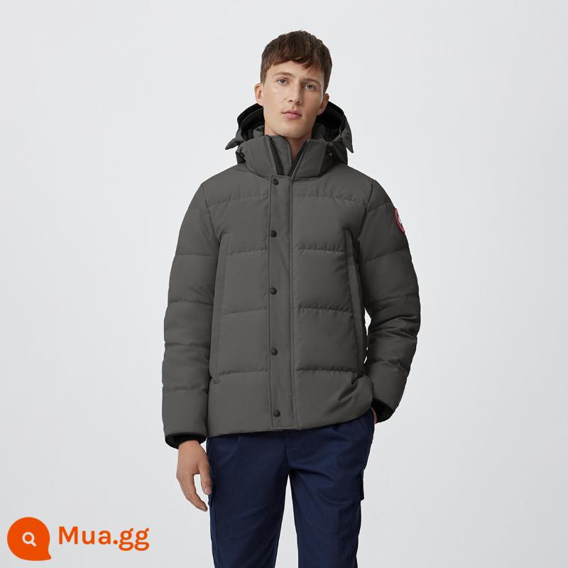 CANADA GOOSE Áo khoác parka cổ điển nâng cấp của nam giới Canada Goose Wyndham 2048M - 66 màu than chì