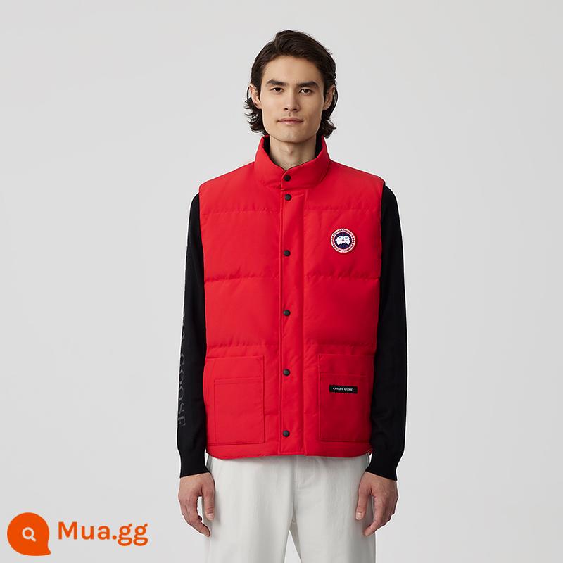 CANADA GOOSE Áo vest nam kiểu tự do Canada Goose Áo khoác lông ngỗng cỡ lớn 4154M - 11 màu đỏ