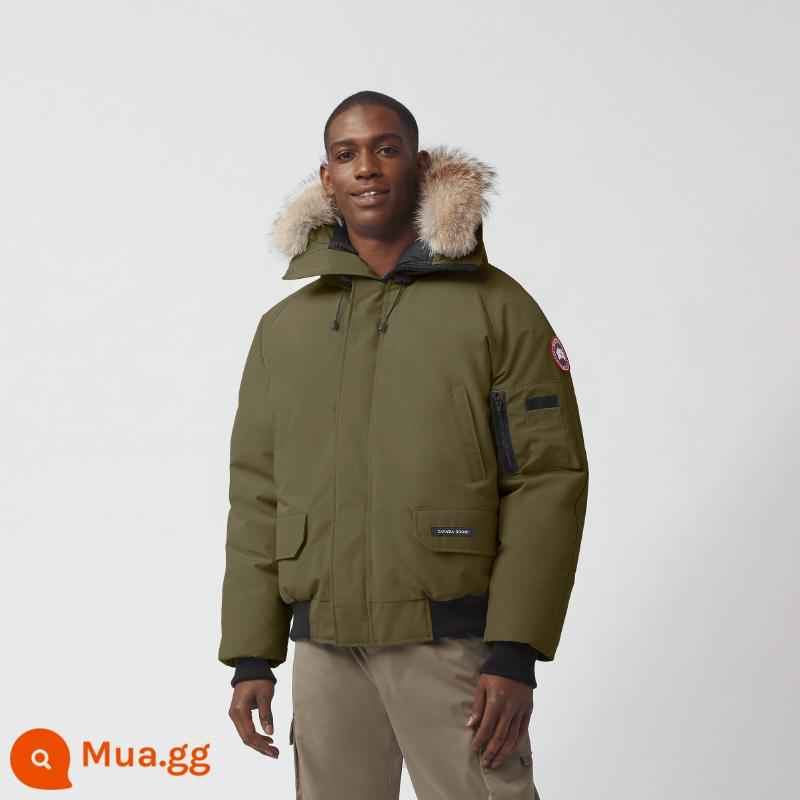 CANADA GOOSE Áo khoác bomber nam Goose Chilliwack Canada Goose Down Jacket 7999M - 49 xanh quân đội