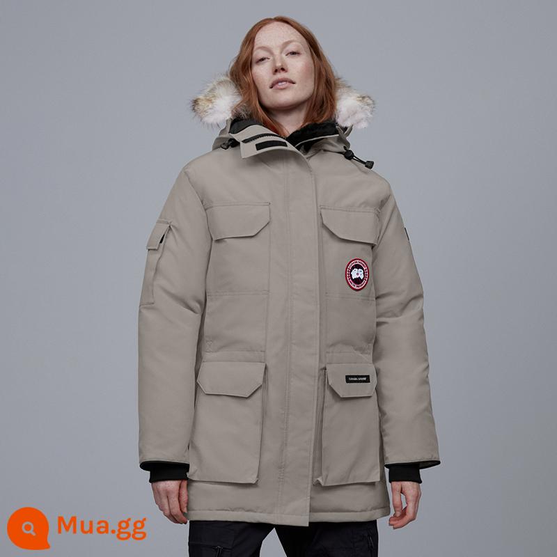 CANADA GOOSE Áo khoác parka lông ngỗng cỡ lớn Canada Goose Expedition 4660L dành cho nữ - đá xám 432