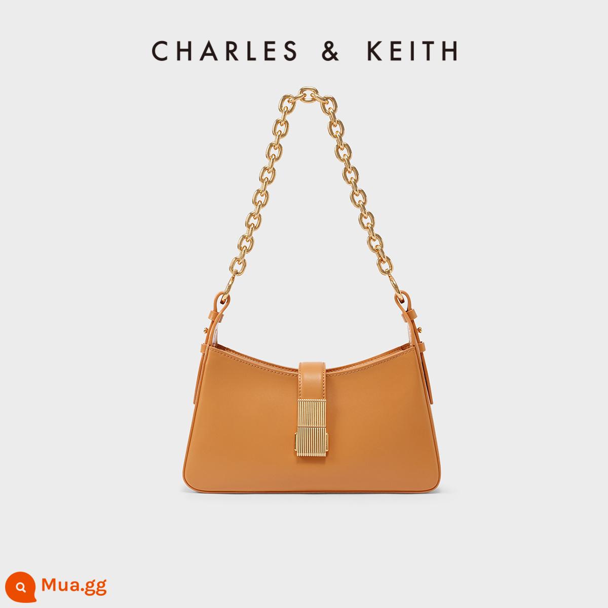 Túi xách nữ thu đông CHARLES&KEITH CK2-20781463 Túi đeo chéo nữ một vai baguette dây xích - CamCam