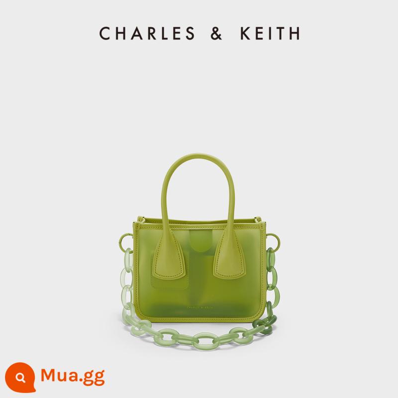 Túi xách nữ CHARLES&KEITH CK2-50781499-1 túi tote messenger jelly bag - Màu vàng mù tạt chanh