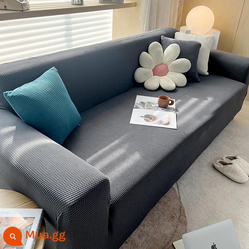 Ghế Sofa Bao Gồm Tất Cả Bộ Đa Năng Đa Năng Sofa Đệm Chống Mèo Xước Tay Bao Khăn Đàn Hồi Bọc Ghế Sofa Vải Sofa khăn - cánh đồng lúa mì xám không gian