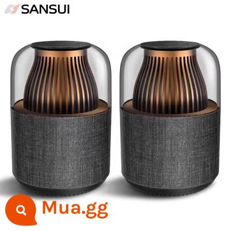 Shanshui F4 Loa Bluetooth âm thanh nhỏ loa siêu trầm không dây phòng khách nhà siêu trầm 3D đèn vòm di động - F4 [Hộp đôi âm thanh không dây ánh sáng đầy màu sắc]