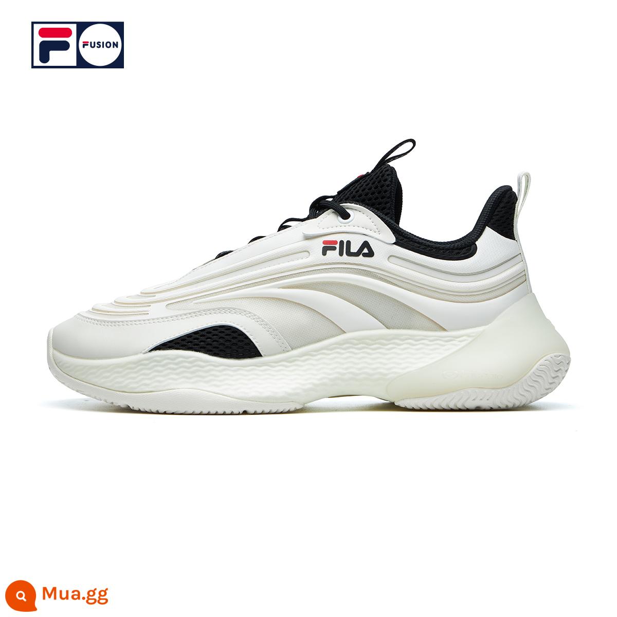 FILA FUSION Fila hợp thời trang thương hiệu giản dị RAY cặp đôi hợp thời trang giày thể thao màu vàng kem xanh dạ quang giày bố giày - Man-Kayuki Hiro-WA