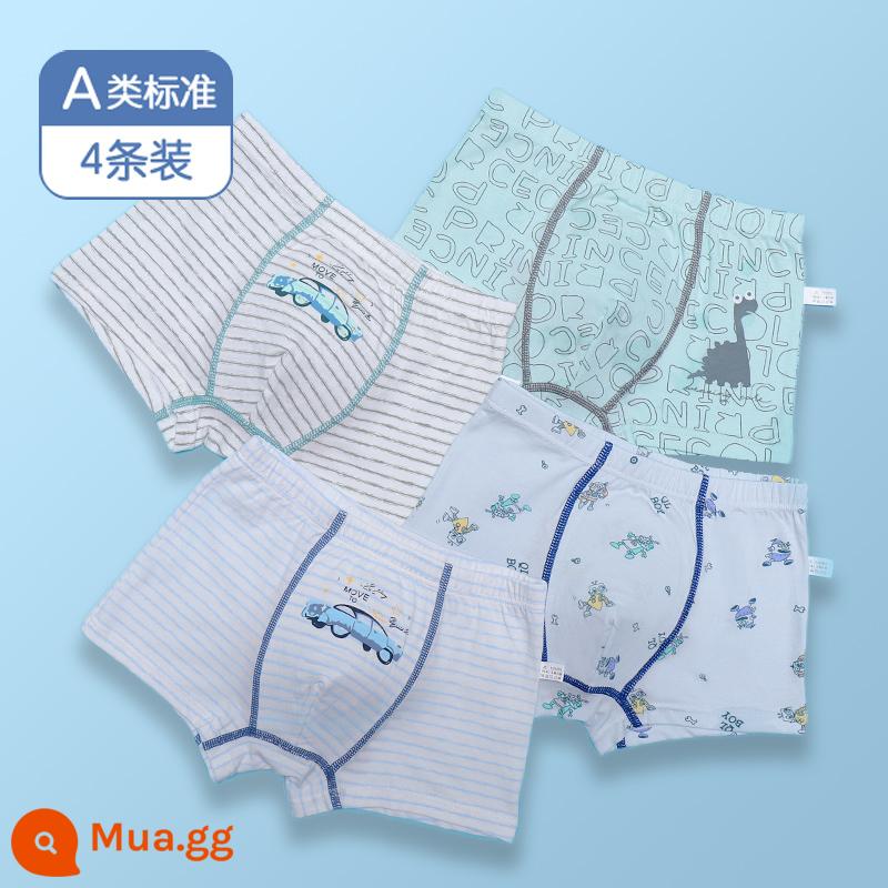 Mèo Người Quần Lót Trẻ Em Bé Trai Cotton Trung Và Lớn Trẻ Em Quần Boxer Bé Trai Thiếu Niên Sinh Viên Quần Lót Boxer Cotton - 015