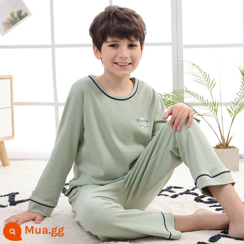 Cat People Bộ Đồ Ngủ Trẻ Em Bé Trai Xuân Thu Mới 2022 Bé Trai Cotton Nguyên Chất Lớn Trẻ Em Homewear Bộ Đồ Cotton Dài Tay - 20207SDL