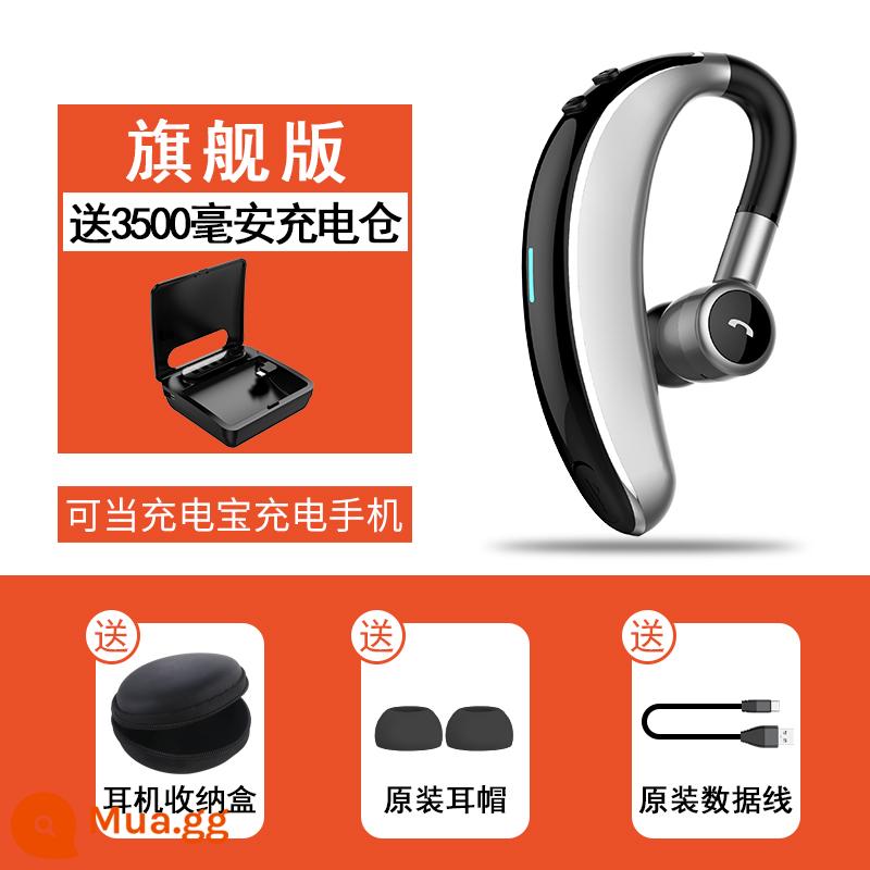 Tai nghe bluetooth không dây đăng ký cuộc gọi Móc tai dẫn truyền xương không nhét trong tai 2022 mới thời lượng pin dự phòng siêu dài Apple lái xe thể thao kinh doanh thích hợp cho Xiaomi VIVO Huawei OPPO vinh quang - Phiên bản chủ lực ❣Xám khói "48 giờ đàm thoại + 180 ngày chờ + tên cuộc gọi đến"