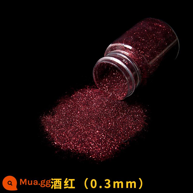 Bột lấp lánh Bột lấp lánh Bột vàng Hoa hồng Bột lấp lánh Giáng sinh Bột vàng Cross Stitch Handmade DIY Epoxy Nail Powder 50ml - Burgundy 50ml/chai (sáng hơn)