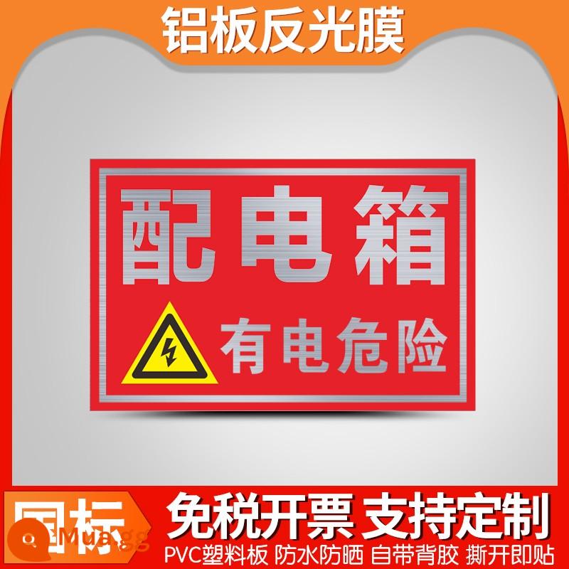 Biển cảnh báo an toàn bằng nhôm, khẩu hiệu xây dựng nhà xưởng tùy chỉnh, cẩn thận điện giật, không hút thuốc, nguy hiểm về điện, vật liệu tấm nhôm, biển cảnh báo giao thông - Hộp phân phối-nhôm