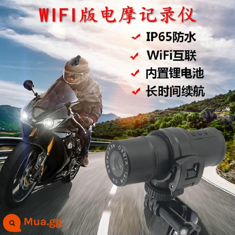 Ghi hình lái xe độ nét cao cho xe máy, camera thể thao, mũ bảo hiểm rồng chống rung, chống nước, gắn trên đầu khi đi dã ngoại. - Phiên bản wifi đen, cấu hình chuẩn chính thức