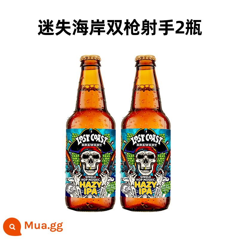 Lost Coast Ghost IPA/Tàu cao tốc sương mù/Bơ đậu phộng/Bia thủ công Mỹ Revenant Bộ 2 chai - 2 Chai: Bắn súng kép