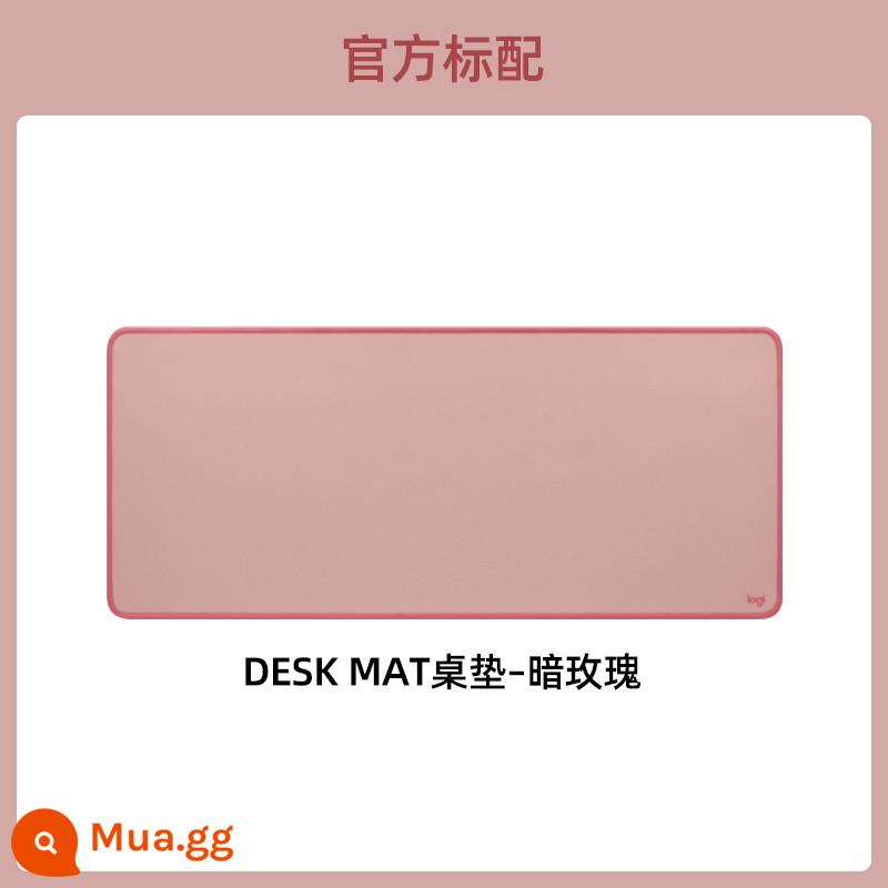 Logitech DESK MAT bàn mat CHUỘT PAD miếng lót chuột dày chống văng cá tính đơn giản đồng màu văn phòng - BÀN MAT Thảm trải bàn hoa hồng đậm