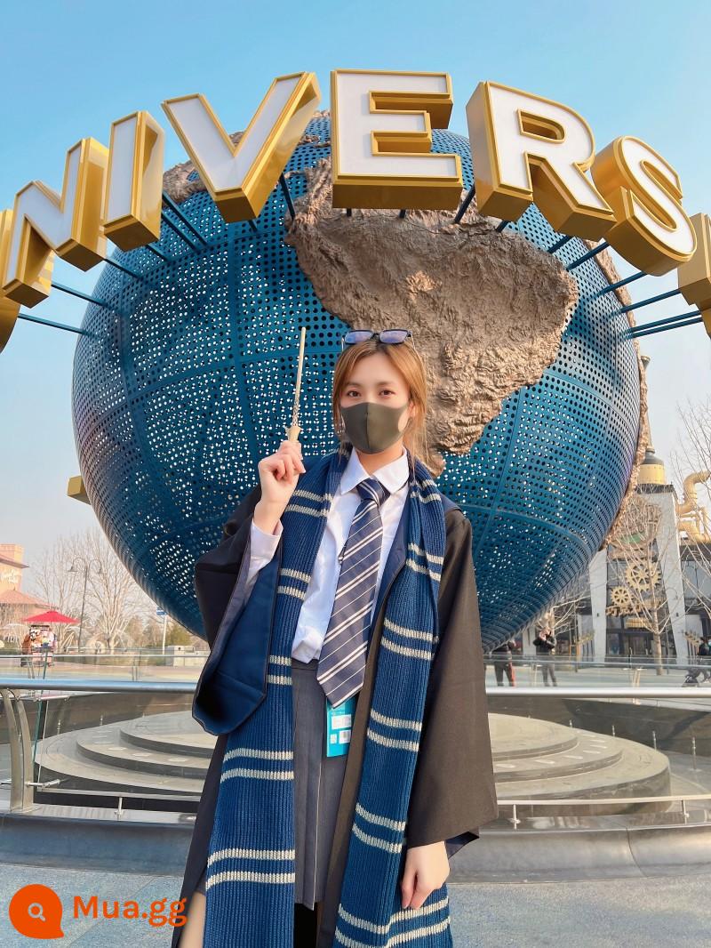 Cho thuê Bắc Kinh Universal Studios Cho thuê áo phép thuật Harry Potter cây đũa thần tương tác quần áo chính hãng xô Hogwarts - sân đại bàng laventraw xanh