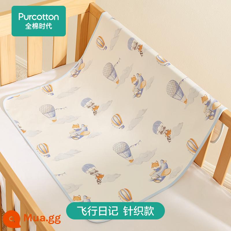 Cotton era cotton nguyên chất chống tã lót chống thấm nước cho bé có thể giặt được tã lót cho bé tấm kích thước lớn nệm dì pad - Nhật ký đan-bay