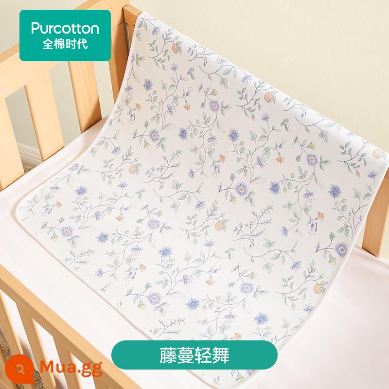 Cotton era cotton nguyên chất chống tã lót chống thấm nước cho bé có thể giặt được tã lót cho bé tấm kích thước lớn nệm dì pad - Dày Lên - Vine Dance