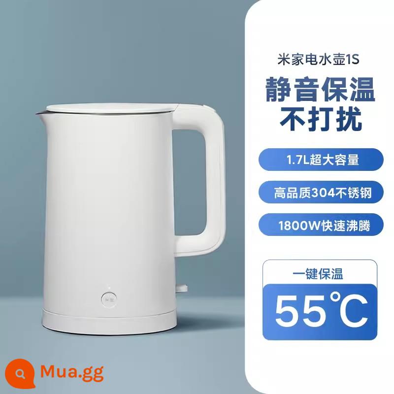 Nồi nấu nhanh Xiaomi 1A Bình đun nước nóng Mijia dung tích lớn gia dụng inox Ấm đun nước tự động 1.5L tích hợp giữ nhiệt - [Nhiệt độ không đổi bằng một cú nhấp chuột] Ấm đun sôi nhanh trong 1 giây