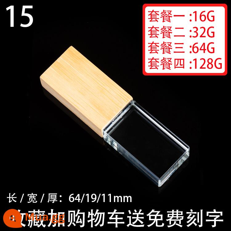 Pha Lê Ổ Đĩa U 32G Công Ty Trường Tùy Chỉnh Tặng Doanh Nghiệp Chữ USB J Kỷ Niệm Tùy Chỉnh 32G Cưới Đám Cưới - Số 15 [Blu-ray]