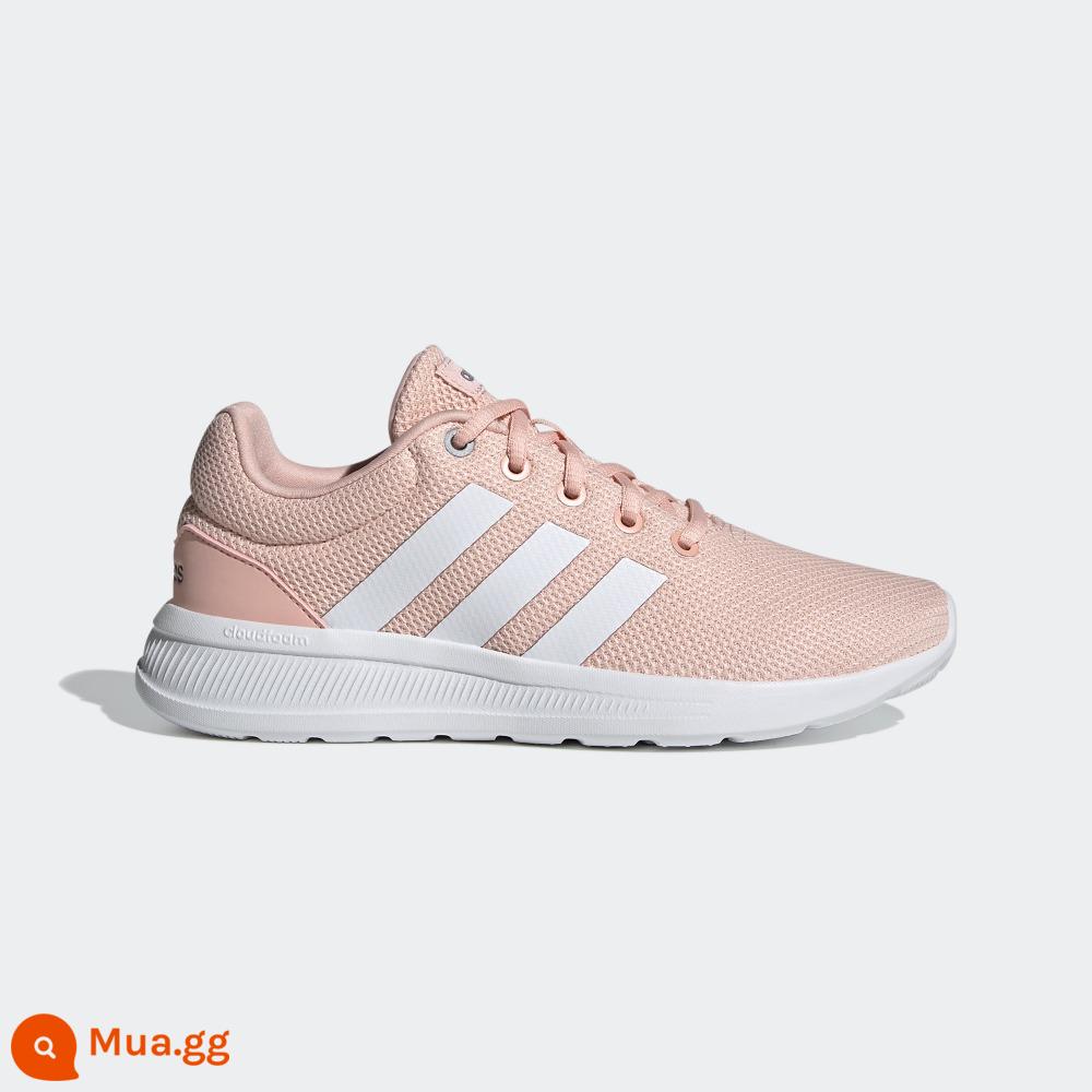 adidasGiày thể thao nhẹ chính thức của adidas LITE RACER CLN dành cho nữ, giày chạy bộ đơn giản, thiết thực, thoải mái - hồng cam/trắng