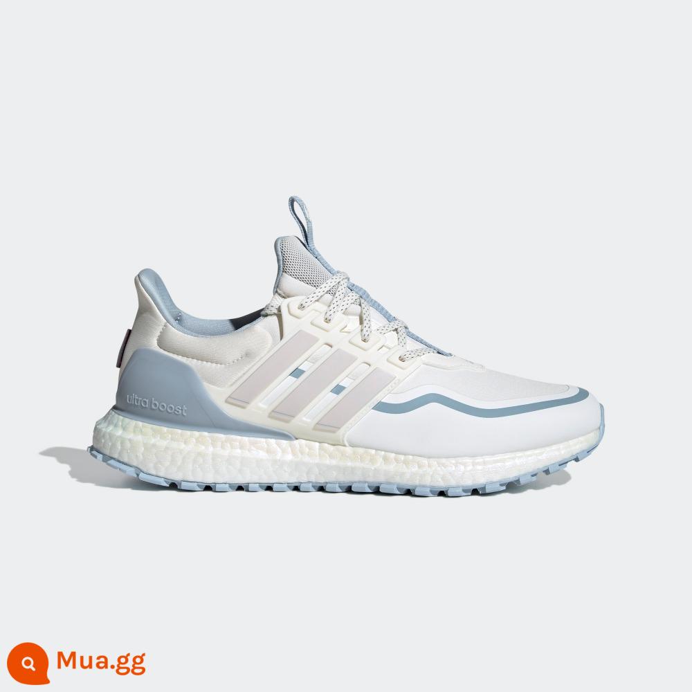 adidasGiày chạy bộ thể thao nhẹ adidas UltraBOOST ấm áp, chống sốc, chống trơn trượt, chống thấm nước và chống tia nước cho nam và nữ - Hanyu trắng/trắng sáng/xanh xám