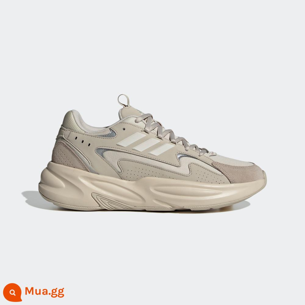 "Giày Pop" adidasAdidas Chính thức bán trước giày bố đế dày thể thao thông thường dành cho nam và nữ OZWAVE - Khaki/xám nâu/bạc