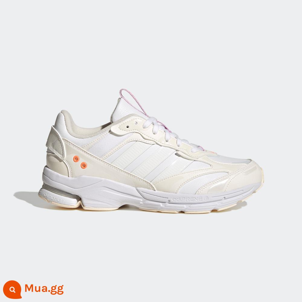 adidas Giày chạy bộ thông thường và thoải mái bằng da chống sốc cho nam và nữ adidas SPIRITAIN "Light Seeker" - Trắng sáng/trắng nhạt