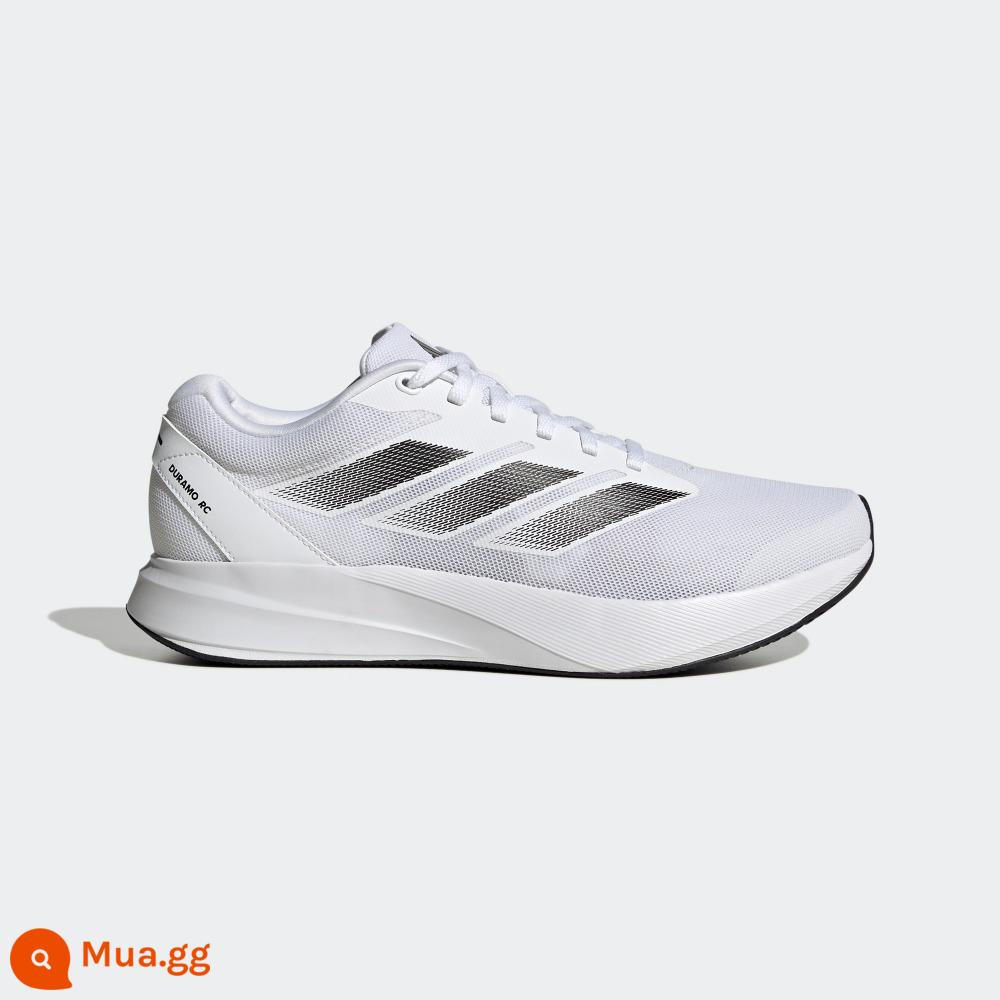 [adizero thay thế] Bán trước giày chạy bộ thi đấu và tập luyện adidasAdidasDURAMO RC dành cho nam và nữ - trắng đen