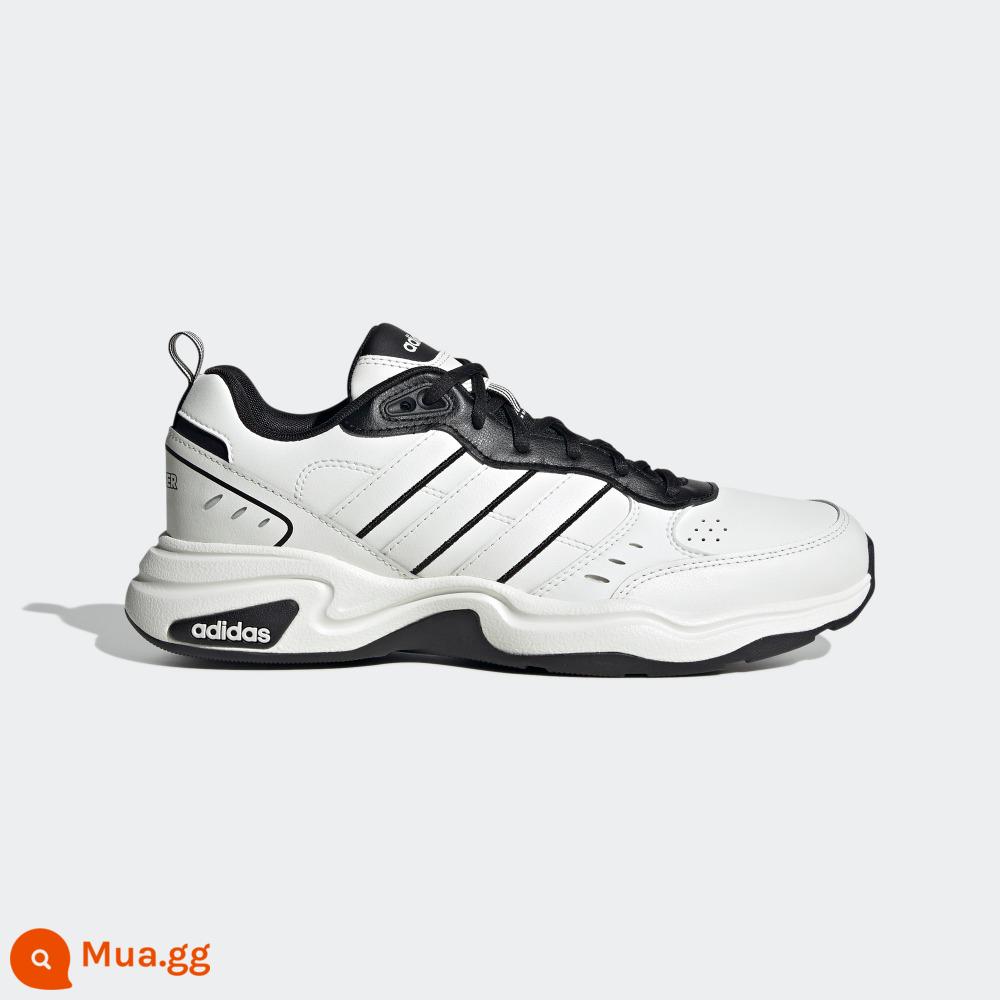 adidasGiày thể thao nhẹ chính thức của Adidas STRUTTER Giày bố cổ điển giản dị, thoải mái, thiết thực dành cho nam và nữ - trắng đen