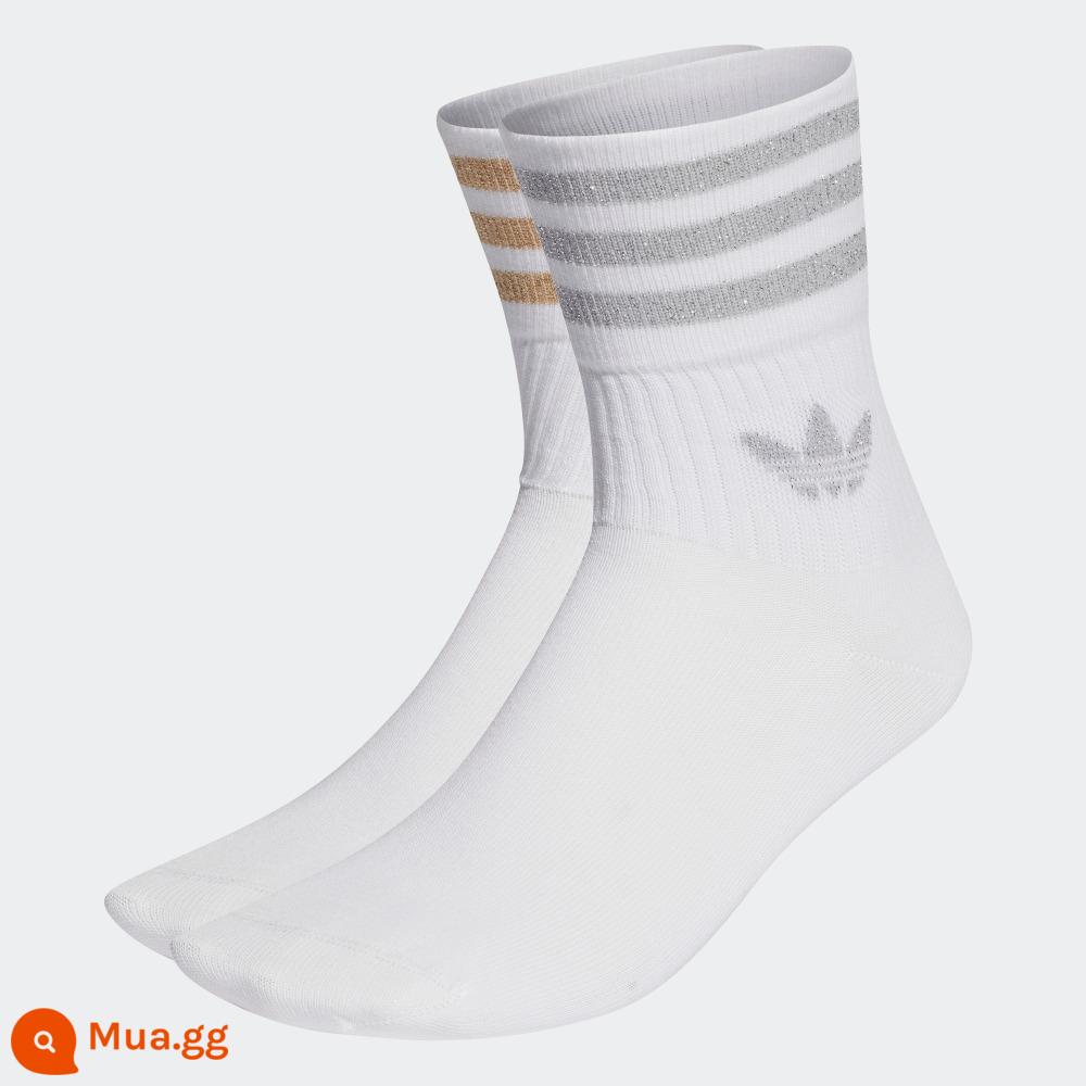 adidasVớ thể thao mới của adidas chính thức có cỏ ba lá dành cho nữ HK0300 - trắng/nâu nhạt ma thuật/xám nhạt