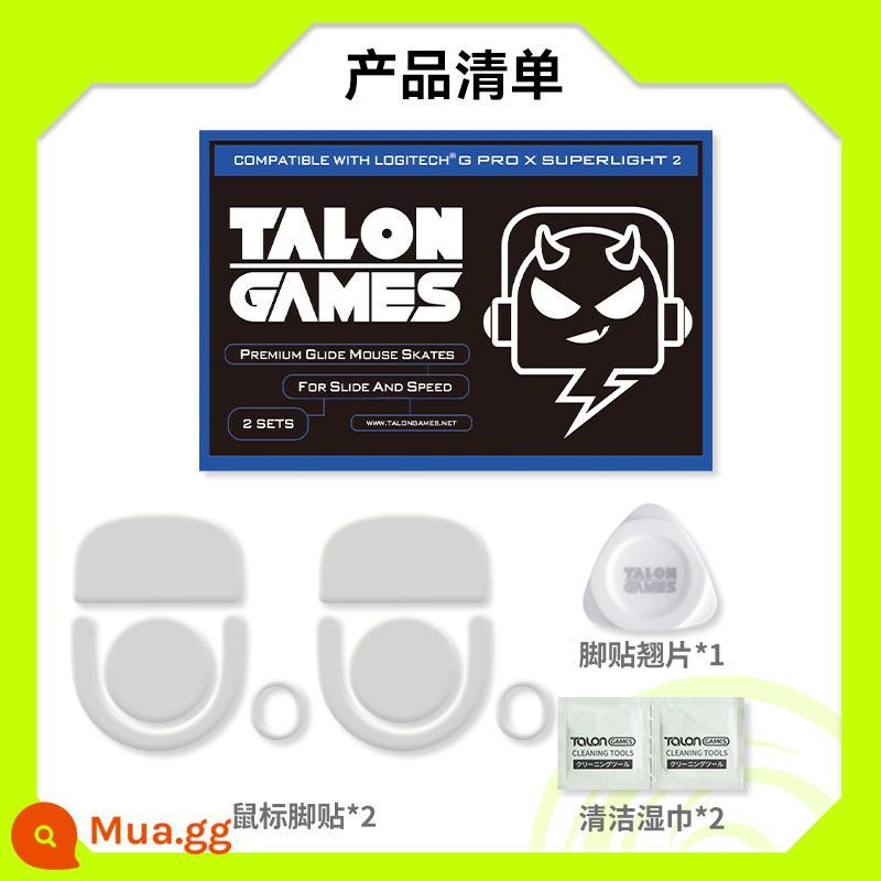 TALONGAMES phù hợp với Logitech gpw2g502g403gpx Poison Viper Ultimate Arc Edge miếng dán chân chuột miếng dán Teflon - Áp dụng cho cụm lắp ráp GPW3 thế hệ 2