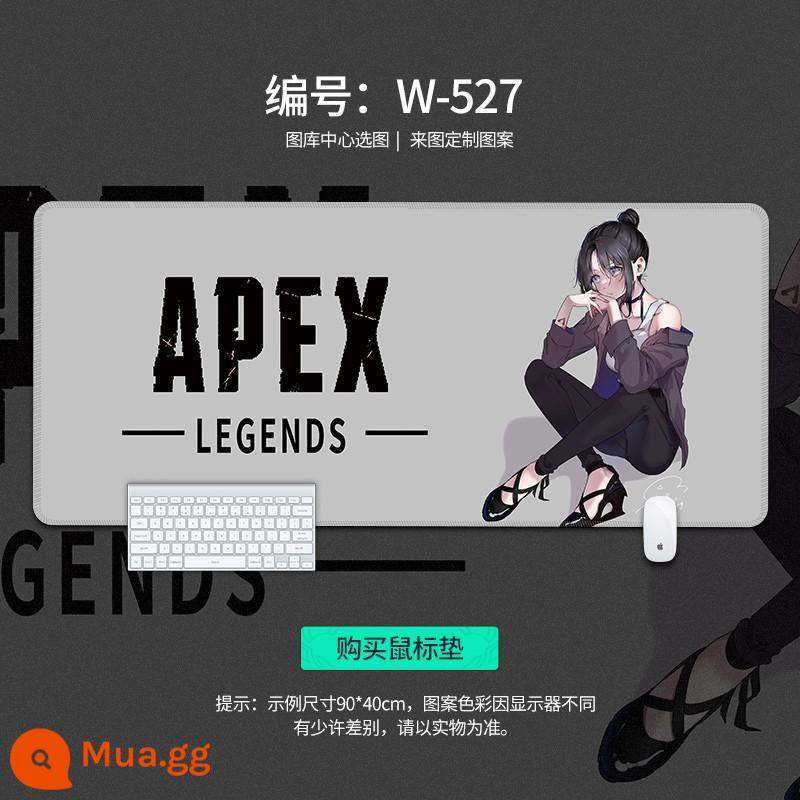 Miếng lót chuột APEX hero quá khổ để bàn bé trai game Internet cafe thoáng mát máy tính miếng lót bàn phím có thể tùy chỉnh - Girls W-527[Mẫu nâng cấp mới]