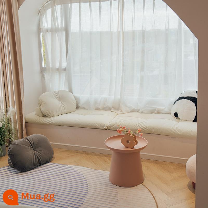 Yunduo Bay Sofa Cửa Sổ Tùy Chỉnh Ánh Sáng Mới Sang Trọng Bay Đệm Cửa Sổ Đệm Bệ Cửa Sổ Tùy Chỉnh Internet Người Nổi Tiếng Đệm Ban Công - Cloud Cushion-Kem Trắng