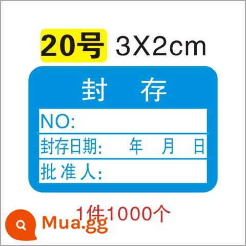 Giấy chứng nhận đủ điều kiện QC PASS kiểm tra nhãn kiểm tra chất lượng Nhãn hiệu đo lường nhãn dán tự dính không đủ tiêu chuẩn ROHS có thể được tùy chỉnh - Số 20 (1 cái, 1000 cái) 30X20mm