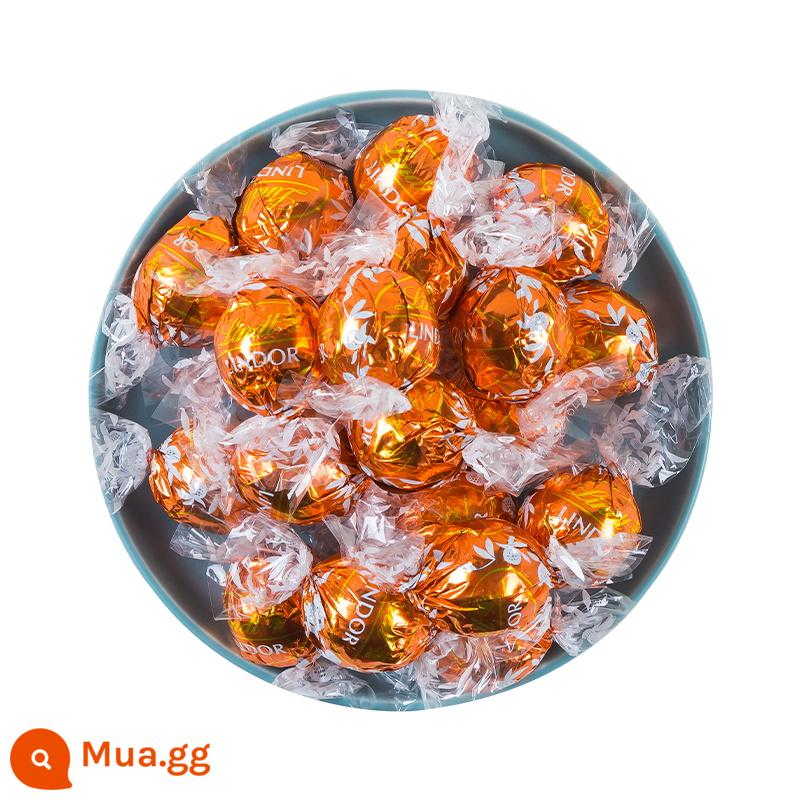 Socola Lindt Thụy Sĩ Lindt trái tim mềm bóng 500g đen smart trắng sữa Lindor kẹo cưới nhập khẩu số lượng lớn kẹo ăn vặt - Hương vị caramel [cam]