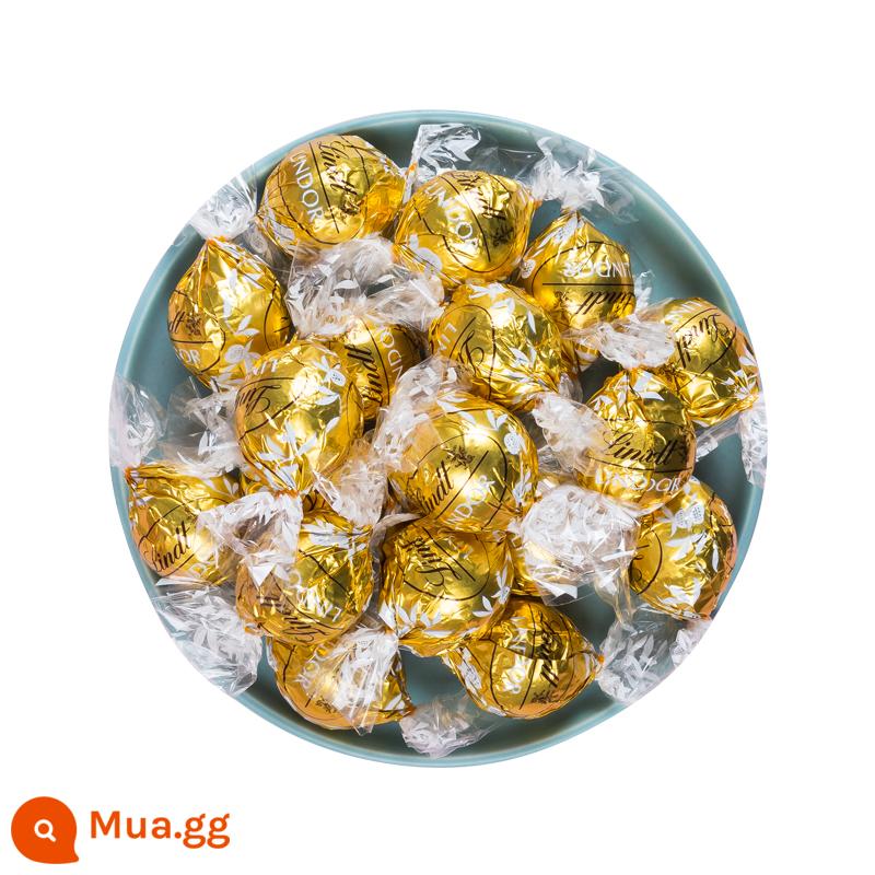 Socola Lindt Thụy Sĩ Lindt trái tim mềm bóng 500g đen smart trắng sữa Lindor kẹo cưới nhập khẩu số lượng lớn kẹo ăn vặt - Hương vị Baiqiao [vàng]