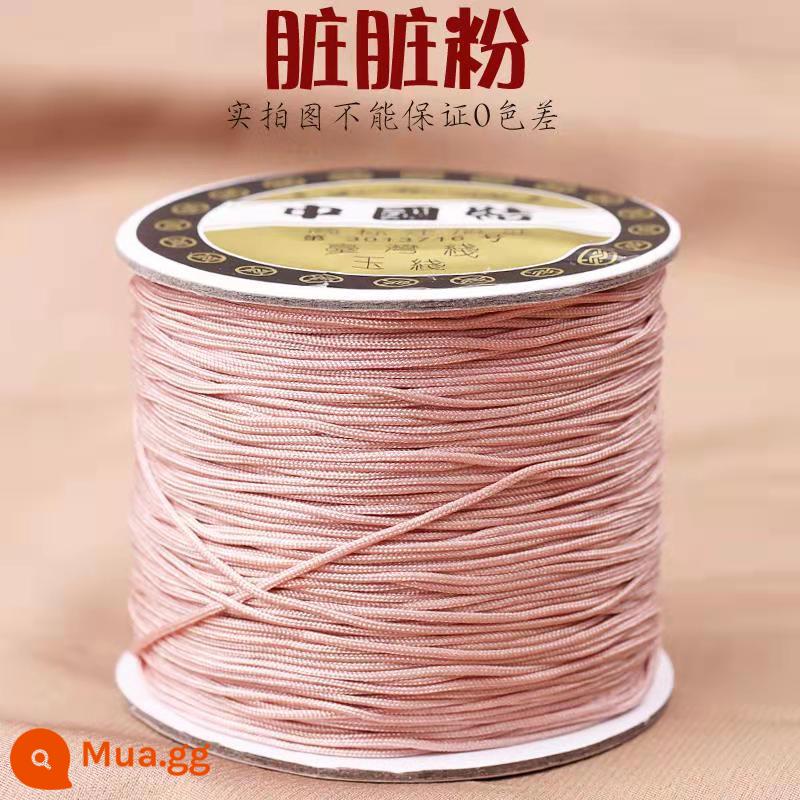 Số 72 Đài Loan Liz thương hiệu ngọc dây 0.8mm trang sức ngọc chạy trốn công chúa Series DIY tay vòng cổ đính cườm dây - Đường Hồng Bẩn 72