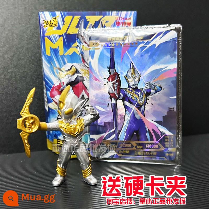 Thẻ bài chính hãng Ultraman Heroes Tập Hợp Mini Búp Bê Cao Su Phiên Bản thứ 5 4 Thế Hệ Thứ Ba Mù Hộp Saga Serodi XP - Trắng