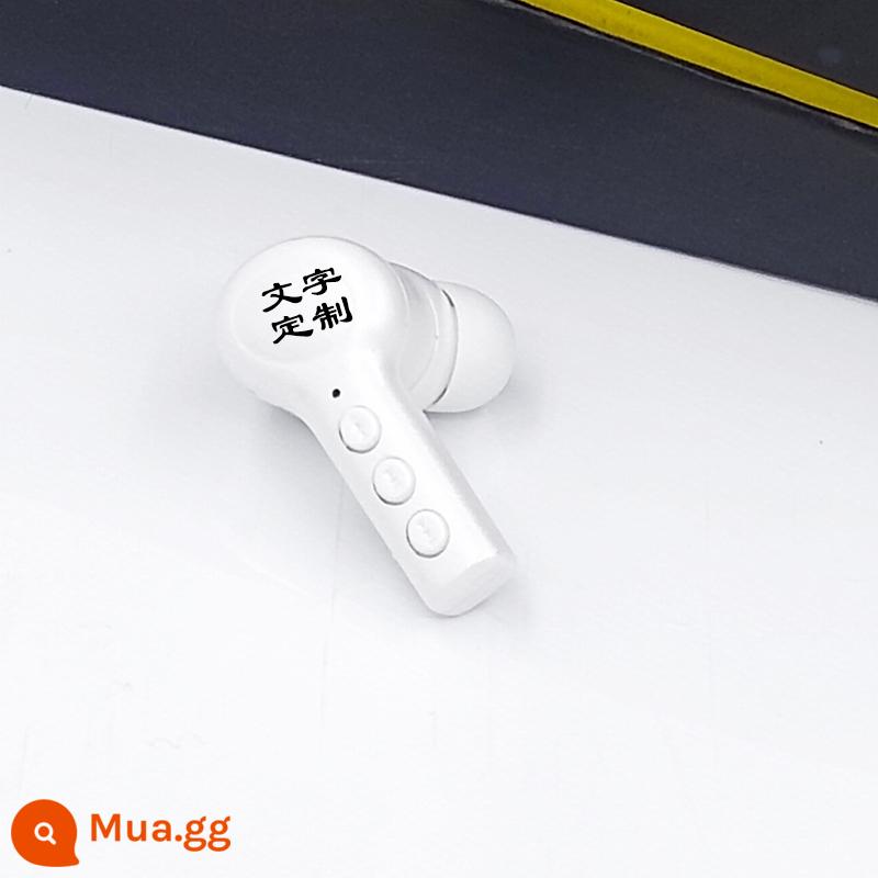 Thẻ in-ear khuôn viên tai nghe không dây máy nghe nhạc mp3 mini đeo tai nghe nhạc Walkman sinh viên nghe bài hát p3 - Tùy chỉnh văn bản (có đèn flash) văn bản không quá 4