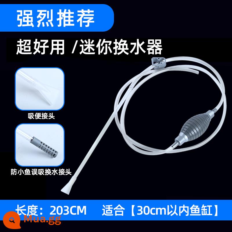 Bể Cá Thay Nước Hiện Vật Làm Sạch Nước Hút Phân Cá Thiết Bị Hút Ống Xi Phông Máy Giặt Cát Bơm Phân Hút Phân Bơm Nước Vệ Sinh - Siêu dễ sử dụng♥Bộ thay nước mini [bể trong 30 cm]