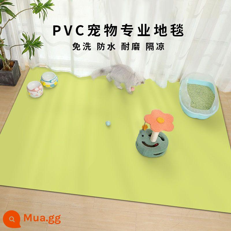 Thảm sàn tùy chỉnh thảm cho thú cưng vào nhà PVC chống mài mòn [liên hệ với dịch vụ khách hàng trước khi chụp] [không hoàn lại] - Dòng màu trơn