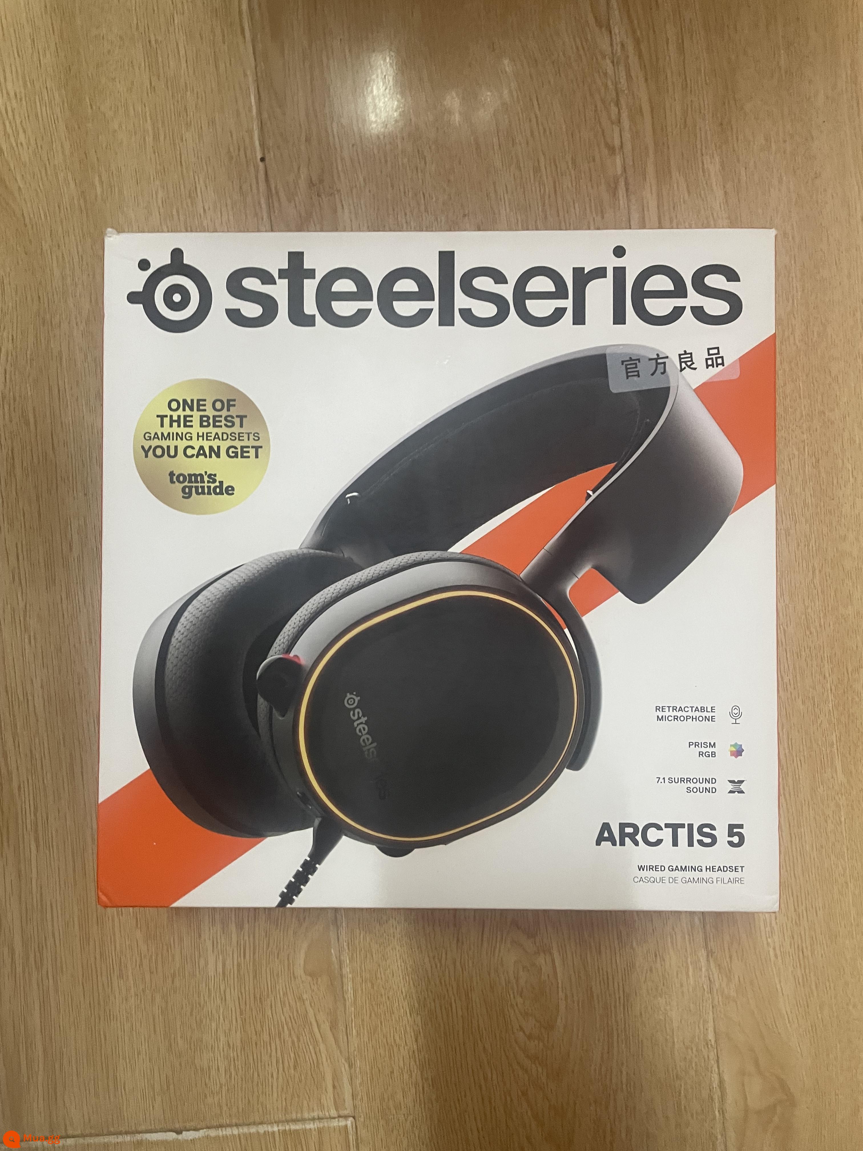 Tai nghe chơi game cài đầu SteelSeries Arctis Ice 3 5 7 pro đã qua sử dụng - Ice 5 chỉ mới giải nén