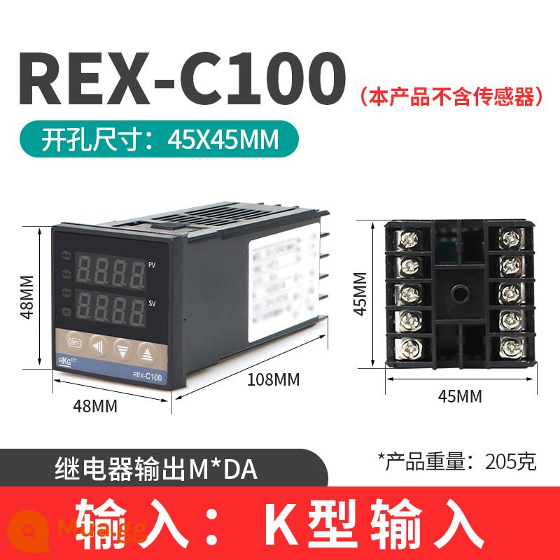 REX-C100 REX-C400 REX-C700 Bộ điều khiển nhiệt độ thông minh REX-C900 Bộ điều nhiệt Bộ điều nhiệt - C100[Đầu ra rơle đầu vào loại K] M*DA