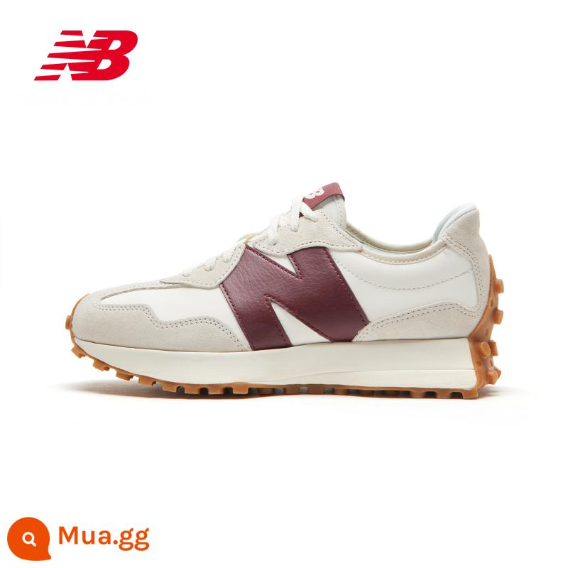 Giày thể thao mùa đông chính hãng New Balance NB chính hãng màu đỏ 327 sê-ri WS327KA - Xám/trắng nhạt/đỏ tía WS327KA