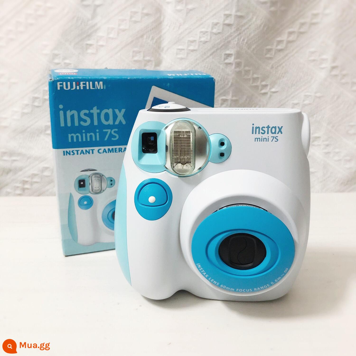 Máy ảnh lấy liền Polaroid mini7c/mini7s/mini8/mini11 đã qua sử dụng của Fuji Nhật Bản - mini7s mùa hè xanh 99 hộp mới