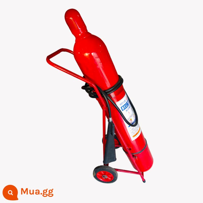 Xe đẩy 35 kg bình chữa cháy bột khô Xe đẩy 25 lít loại bình chữa cháy gốc nước nhà máy trạm xăng phòng cháy chữa cháy kho - Bình chữa cháy xe đẩy carbon dioxide 24kg