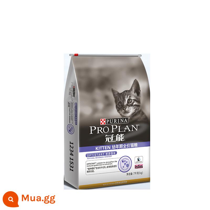 Thức ăn cho mèo Guanneng 2,5kg/7kg thức ăn cho mèo trong nhà giá đầy đủ dành cho mèo trưởng thành và mèo con, mèo xanh ngắn vỗ béo 5 pound - Thức ăn cho mèo con 7kg.