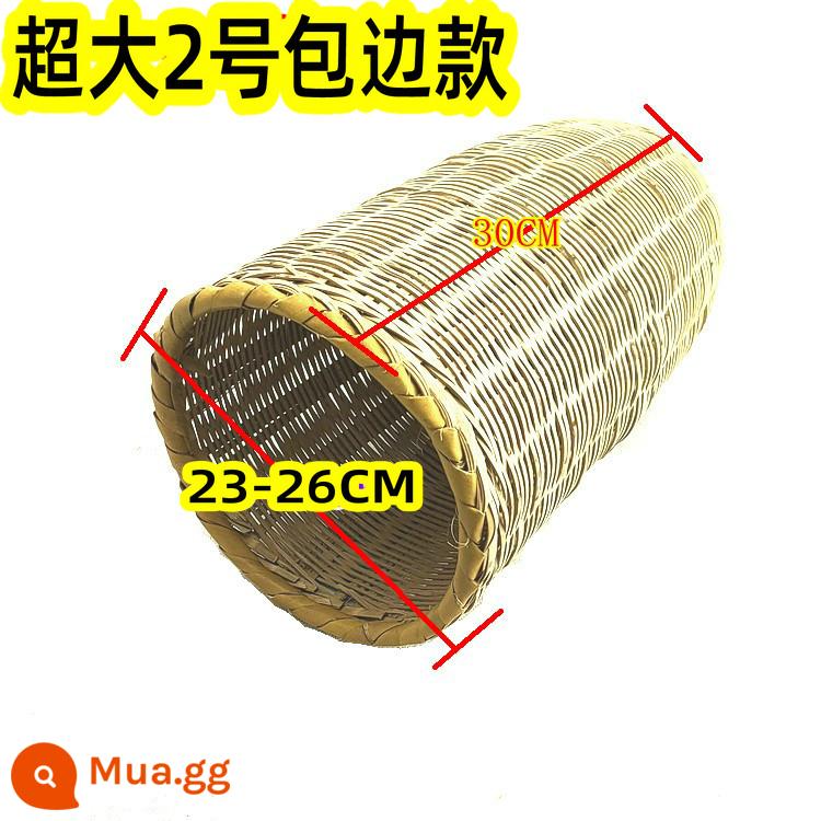 Rượu Giỏ Farmhandmade Giỏ Tre Tre Lọc Rượu Lọc Rượu Hạt Cách Ly Rượu Đấm - Size cực lớn 2 (viền) đường kính ngoài 23-26 cao 30-32CM