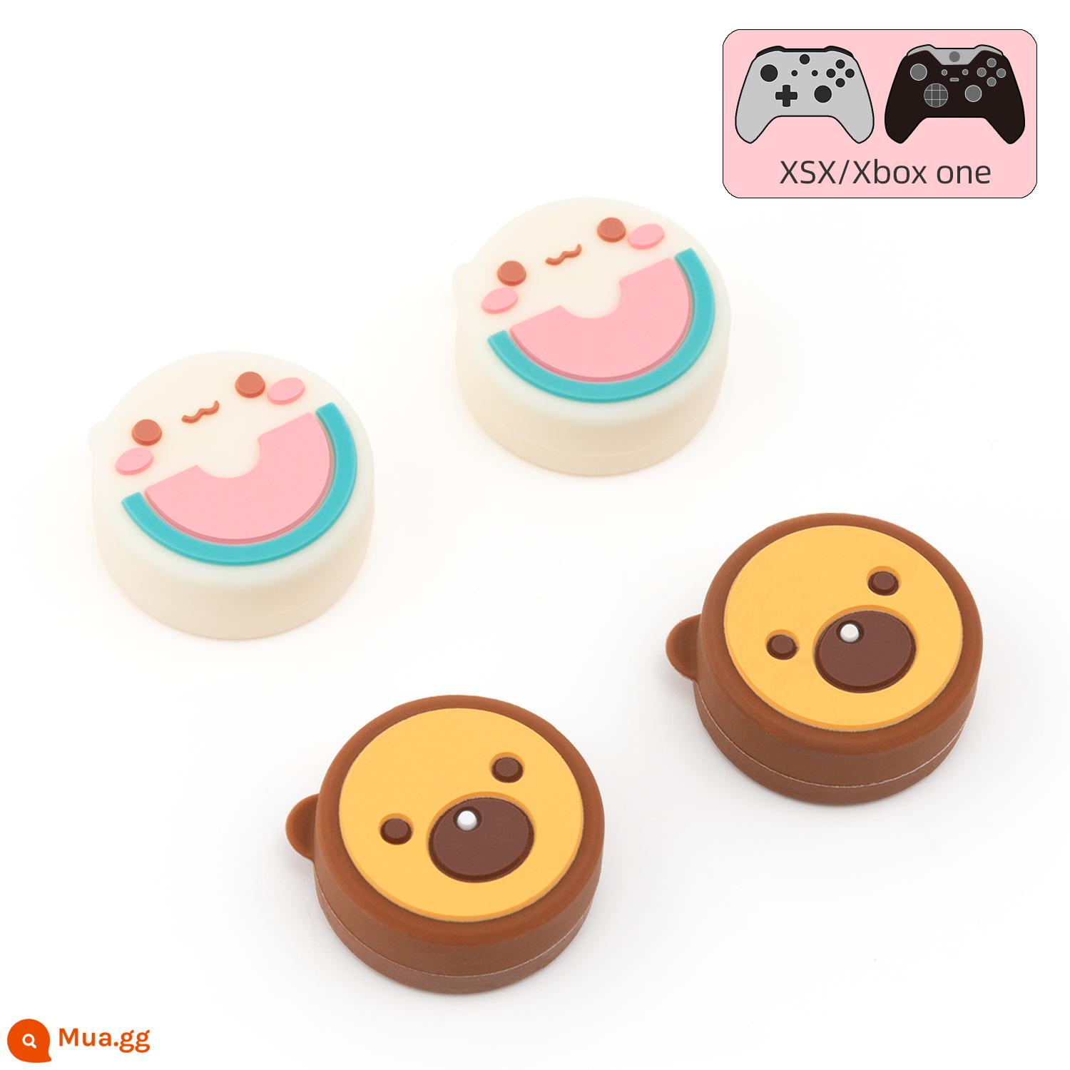 Cực kỳ muốn ps5 rocker bảo vệ silicone key cap nspro ps4 xbox ghost game handle rocker cap - Dưa Hấu Mèo Mousse Gấu XSX/Xbox one