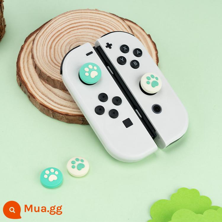 Cực kỳ muốn Bộ chuyển đổi Nintendo nắp mèo móng vuốt rocker nắp rocker joycon NS nắp bảo vệ nắp nút lite - Bìa Rocker Móng Vuốt Mèo Xanh Mùa Xuân